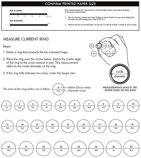 gucci find ring size|gucci watch band size chart.